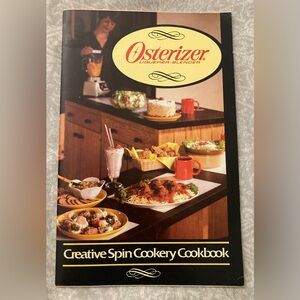 Vintage 1980 Osterizer Liquefier-Blender Paperback Cookbook/Information Booklet
